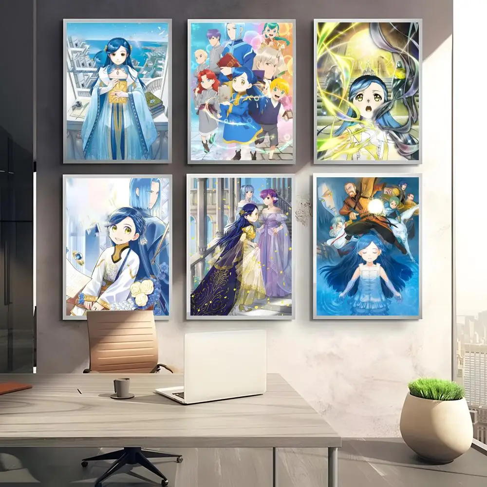 A-Ascendance of a Bookworm Part gorgeous Poster waterproof paper stickers for cafes bedrooms wall decorations souvenirs