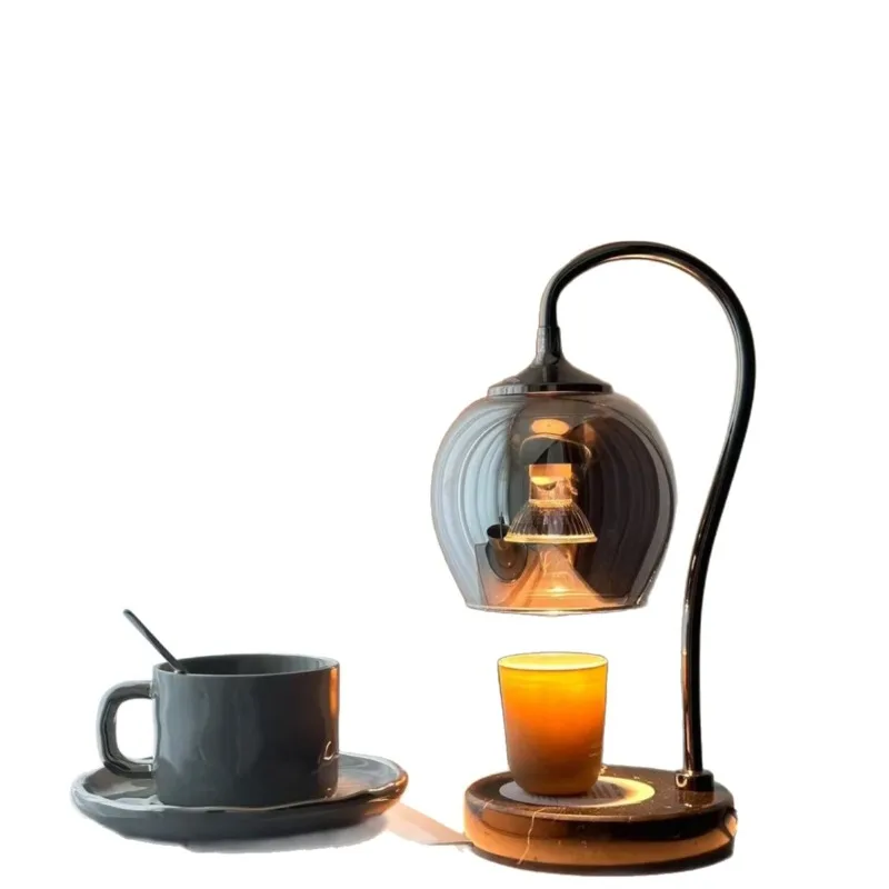Premium atmosphere wedding housewarming gift, bedside candles slightly drunk desk lamp c