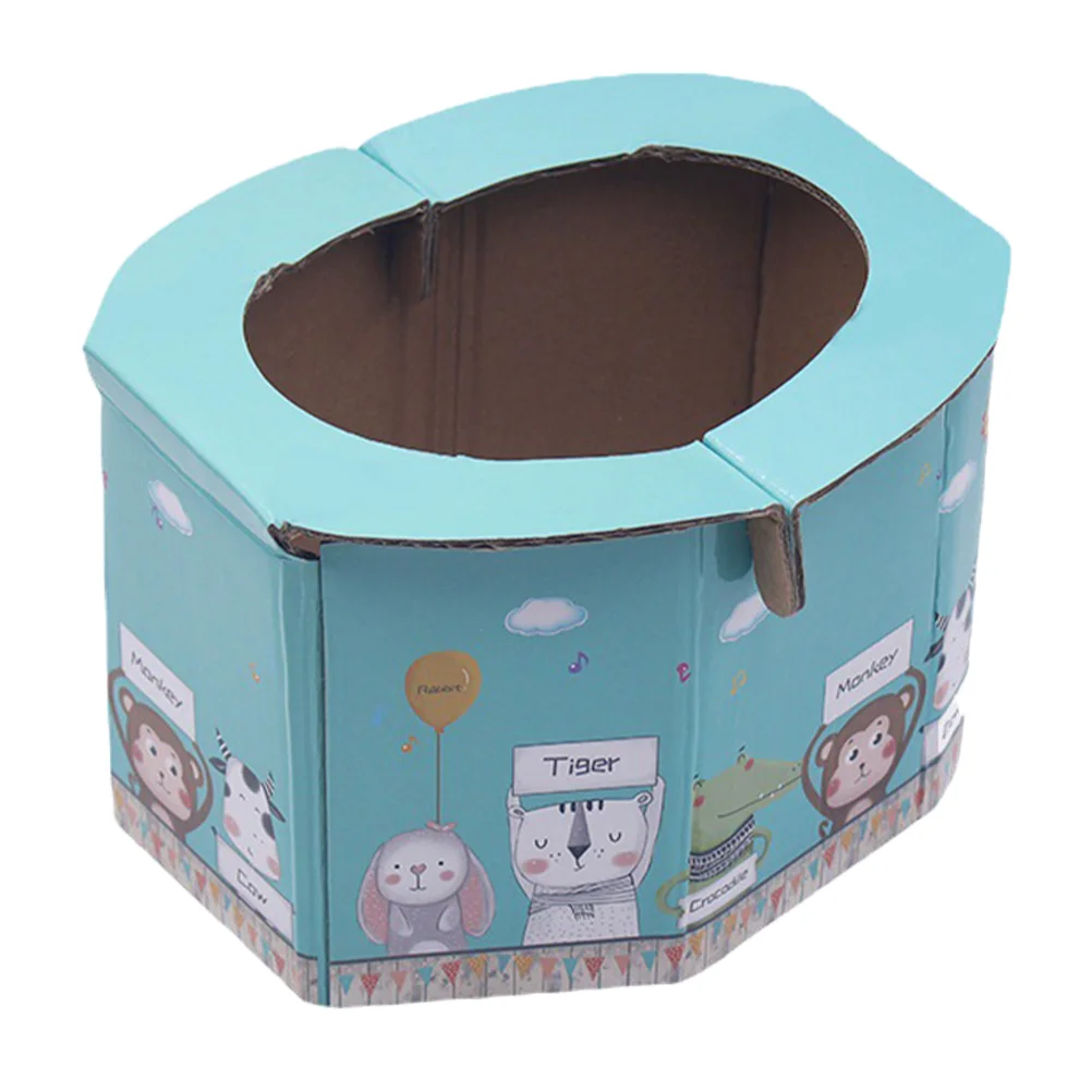 

Folding Toilet Urine Pot Car Chamber High Density Corrugated Paper Portable Potty