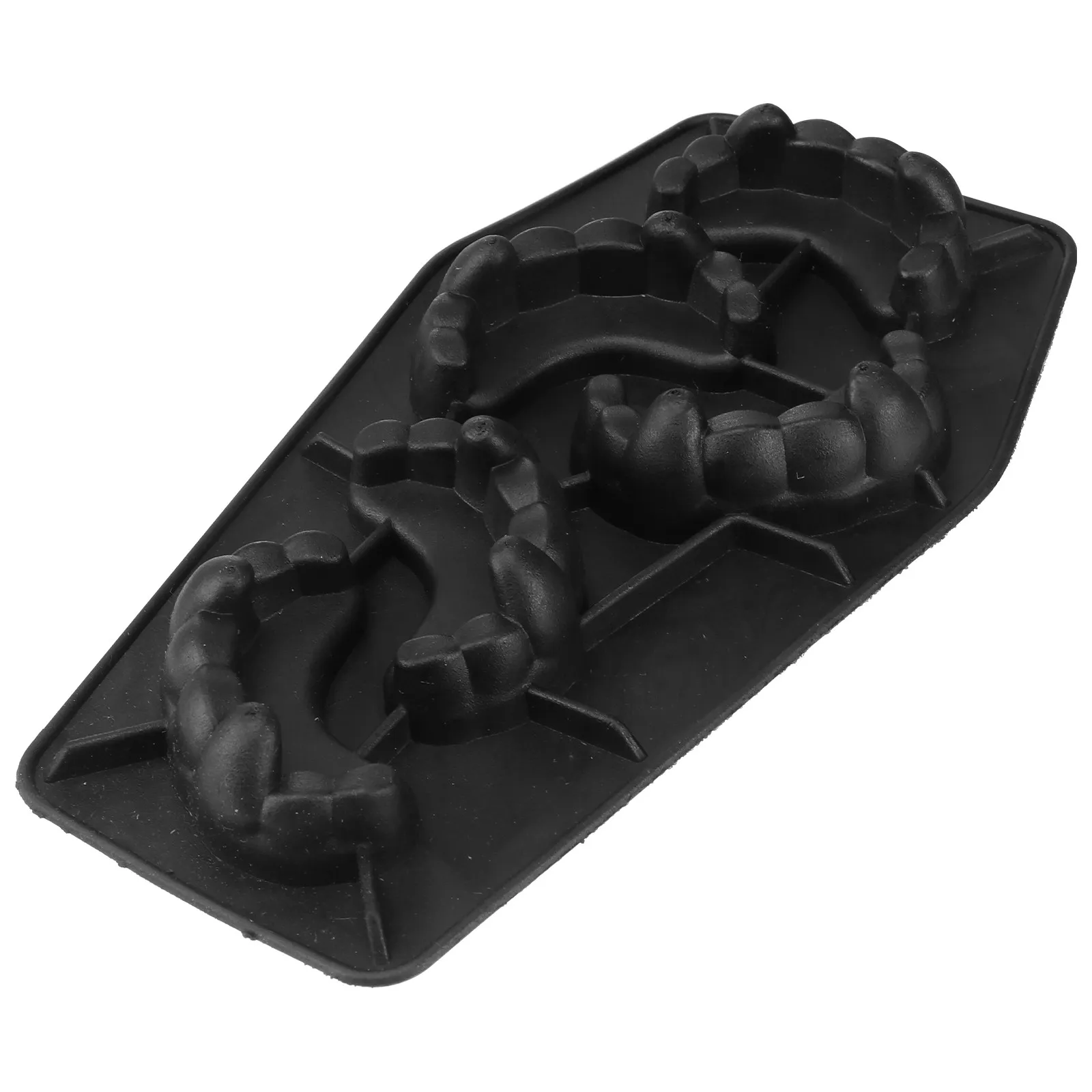 Vampire Themed Teeth Ice Cube Mold Food Safe 5 Slot Ice Tray for Halloween Parties DIY Desserts Chocolate Jelly Candy