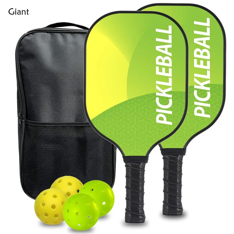 Pickleball Paddle Palas Brand Good Quality Fiberglass Pickleball Training Ultra Lightweight Racquet Competition Pickleballs Set