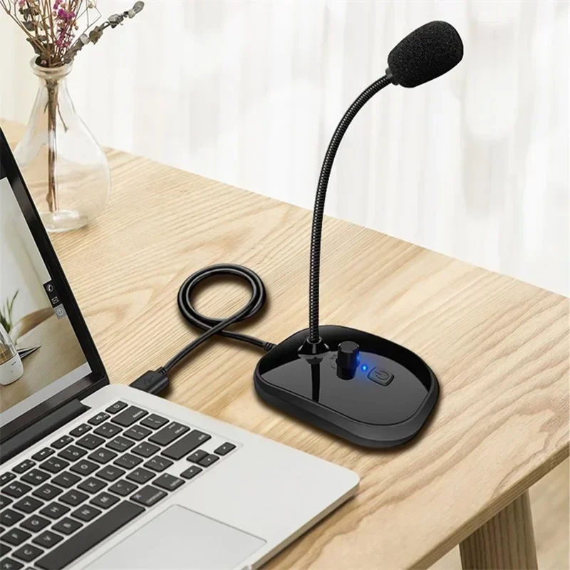 USB Microphone for laptop and Computers Adjustable Studio Singing Streaming Podcasting Recording Mic With Holder Desktop