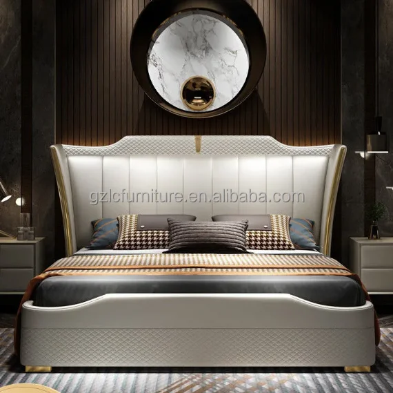 

Factory Direct Modern Queen and Twin Size Soft Bed No-Wash Design with King Wooden Frame Beds for Home Bedroom Furniture Sets