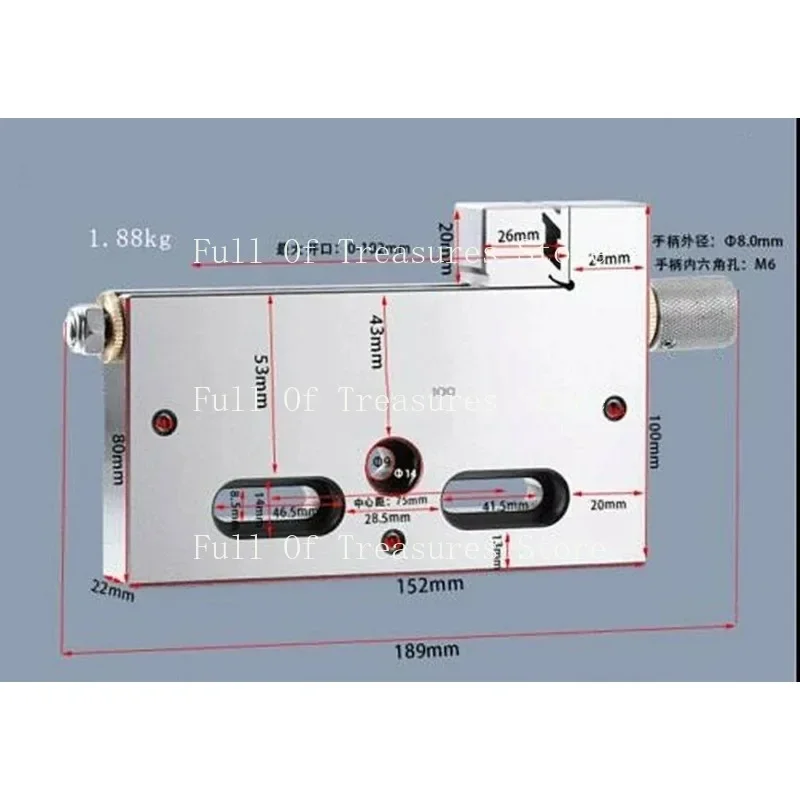 1pc Wire EDM High Precision Vise Stainless Steel 4