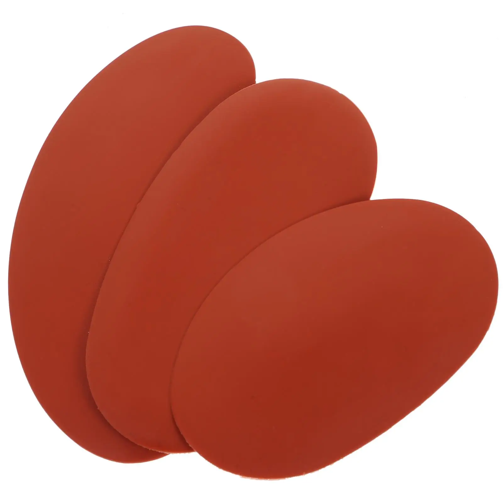 

3 Pcs Silicone Ceramic Clay Tools for DIY Art Works Professional Pottery Scrapers Kidney Ribs French Manicure Clay Auxiliary
