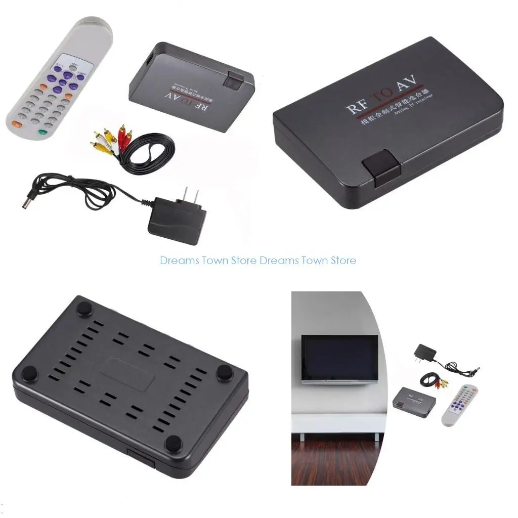 HX6A Comprehensive RF to Video Converter Channel Select Remote Control AC110-240V