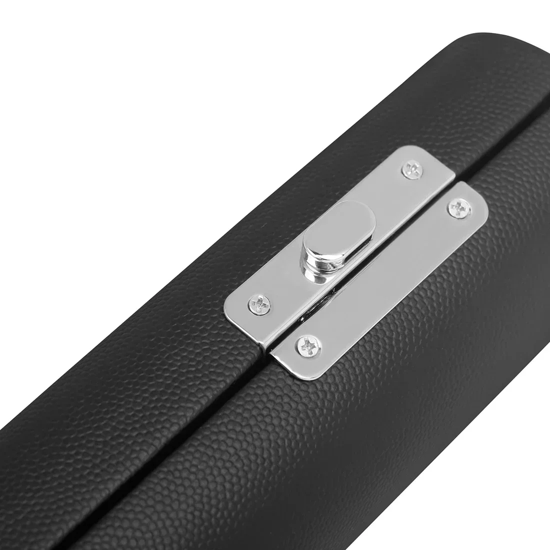 16 Hole Short Flute Storage Box Woodwind Musical Instrument Accessories Portable Black Leather Piccolo Bag With Metal Buckle