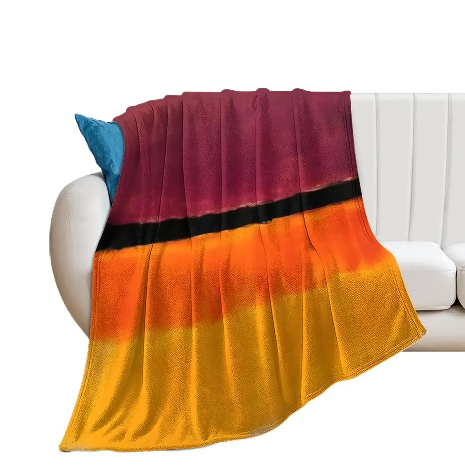 mark rothko painting , colorful , artwork by mark rothko Throw Blanket for winter Soft Blankets