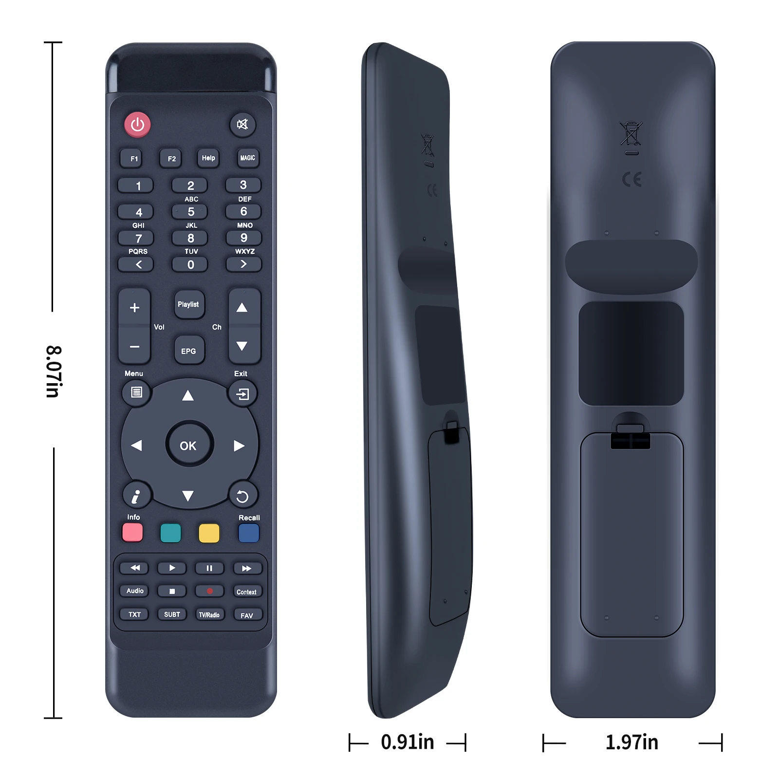 جهاز تحكم عن بعد جديد لجهاز استقبال Amiko Viper 4K UHD Combo