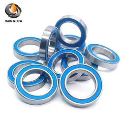 10PCS 6803RS ABEC-7 Bearing 17x26x5 mm  Hobby Electric RC Car Truck 6803 RS 2RS Ball Bearings 6803-2RS Blue Sealed