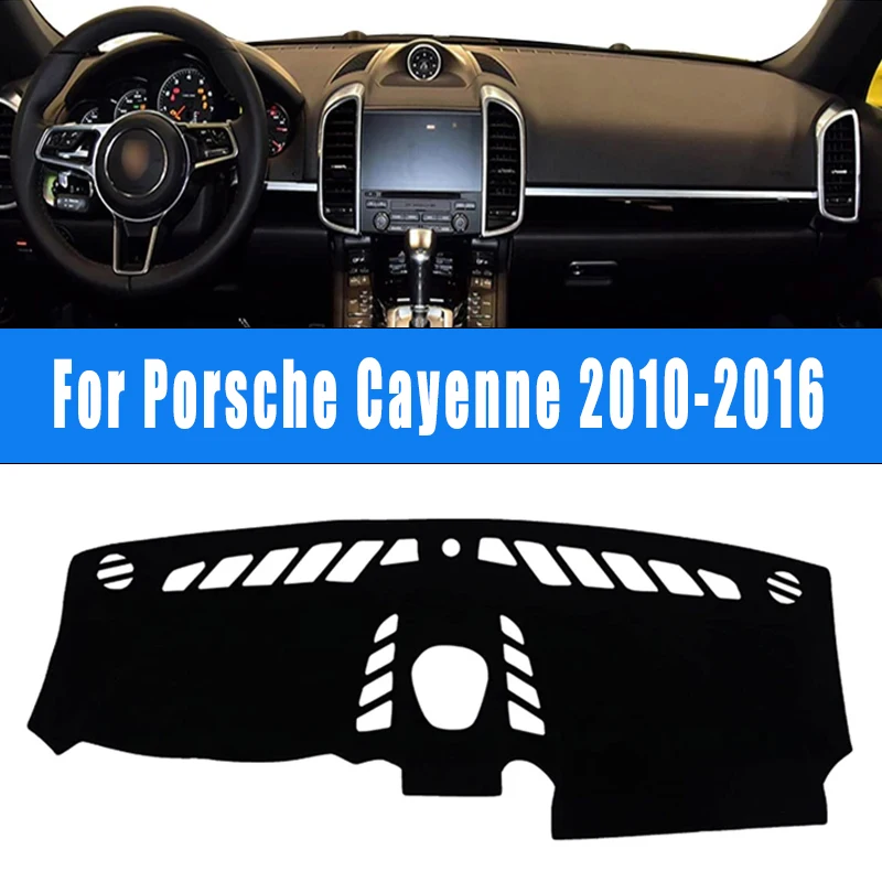 

Для Porsche Cayenne 2010-2016 коврик для приборной панели автомобиля, крышка приборной панели, центральная панель управления, нескользящая накидка на заказ, солнцезащитный козырек, аксессуары 2015