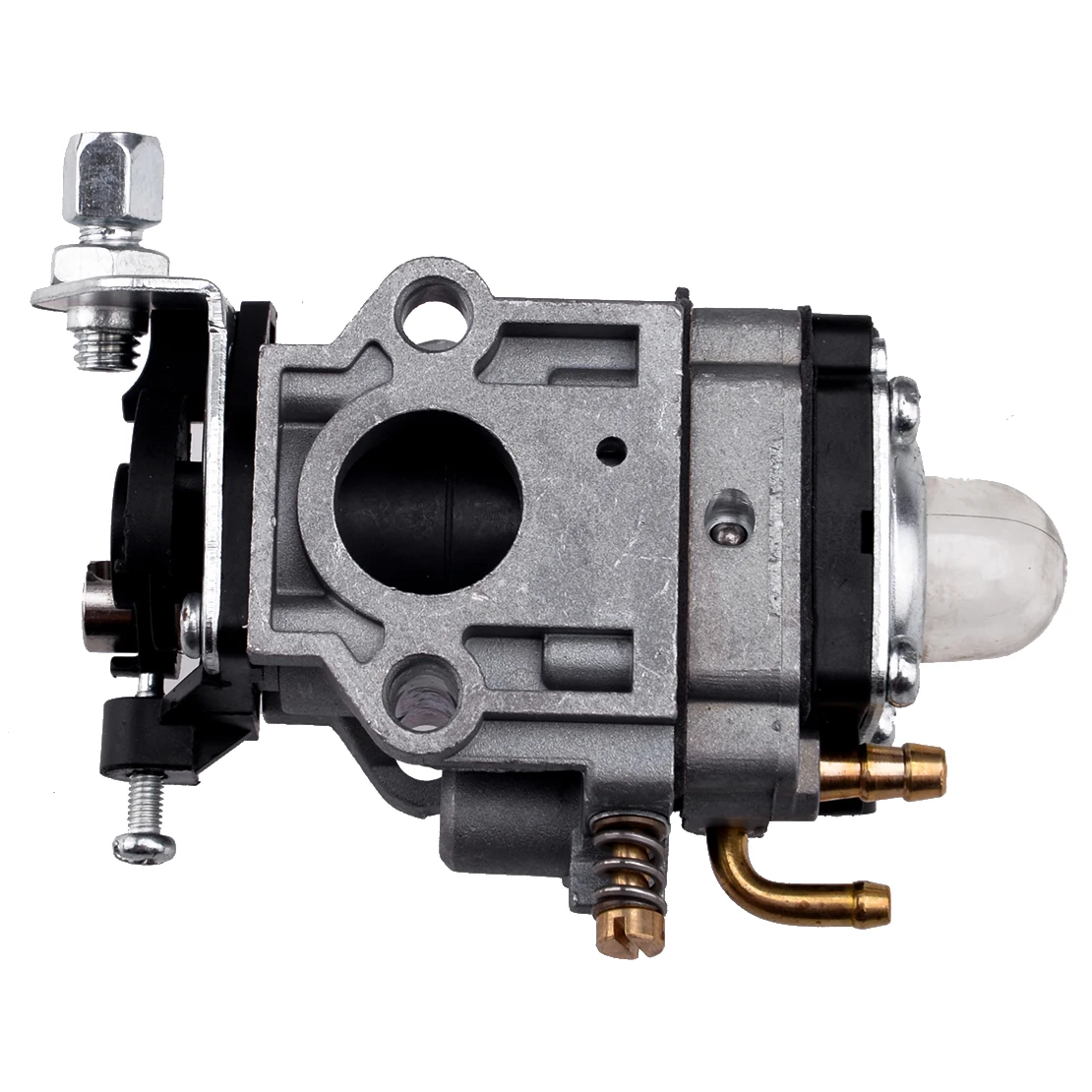 Imagem -03 - Conjunto de Carburador de Metal Prateado para Hyundai Hybc5200 52cc Tempos Gasolina Aparador de Grama Roçadeira
