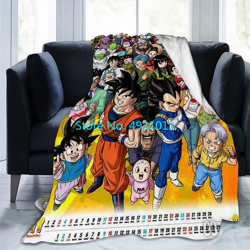 

Аниме Dragon Ball Wukong плюшевое одеяло для сна 70x100 см 3D фланелевые одеяла из шерпа для маленьких детей подарок пледы диван декор для спальни