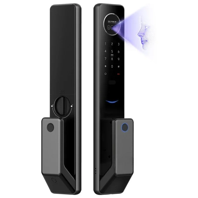 Automatic 3D facial recognition smart lock anti-theft door password electronic lock fingerprint lock