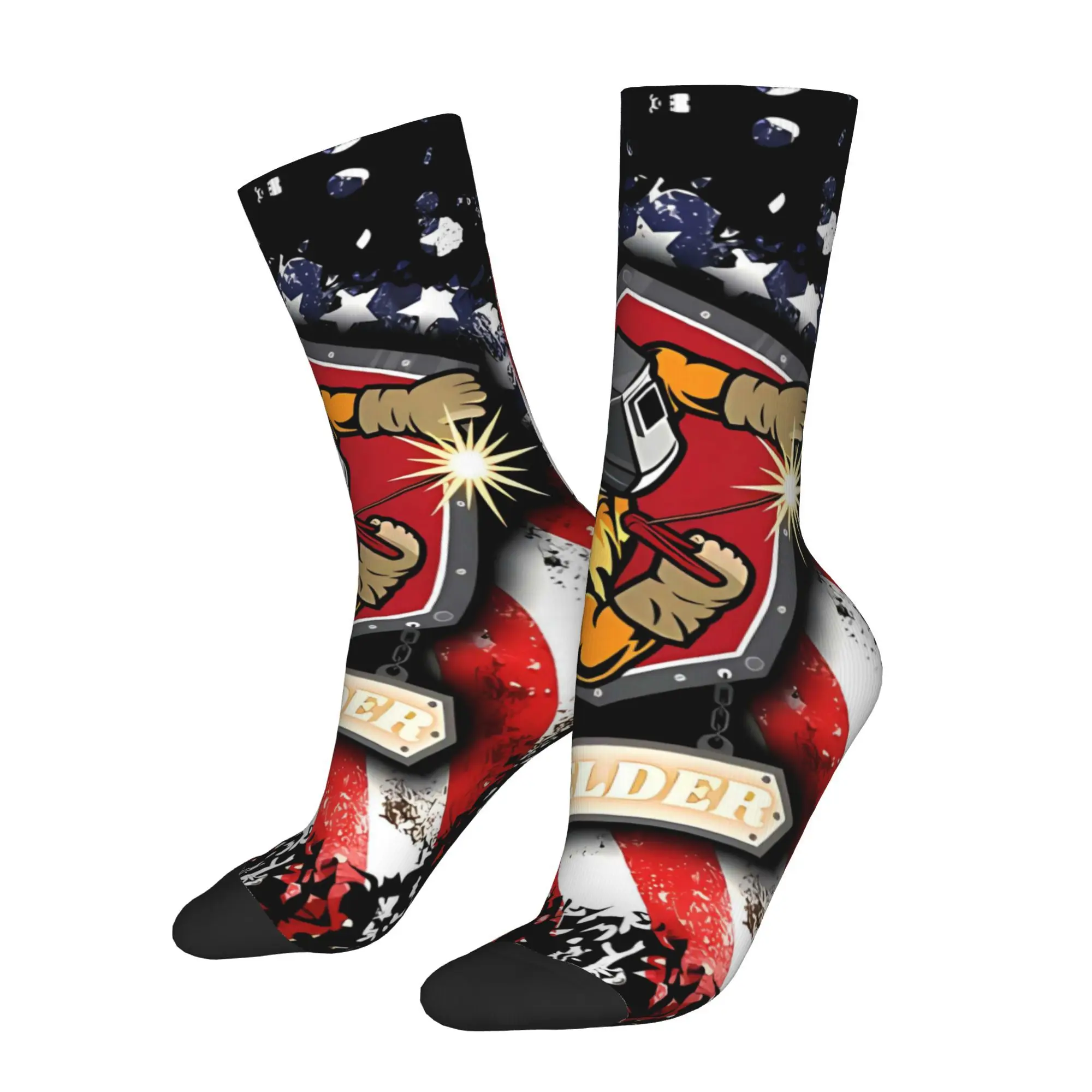 

WE Cool электросварочный сварочный носок с принтом, мужской полиэстер, модный