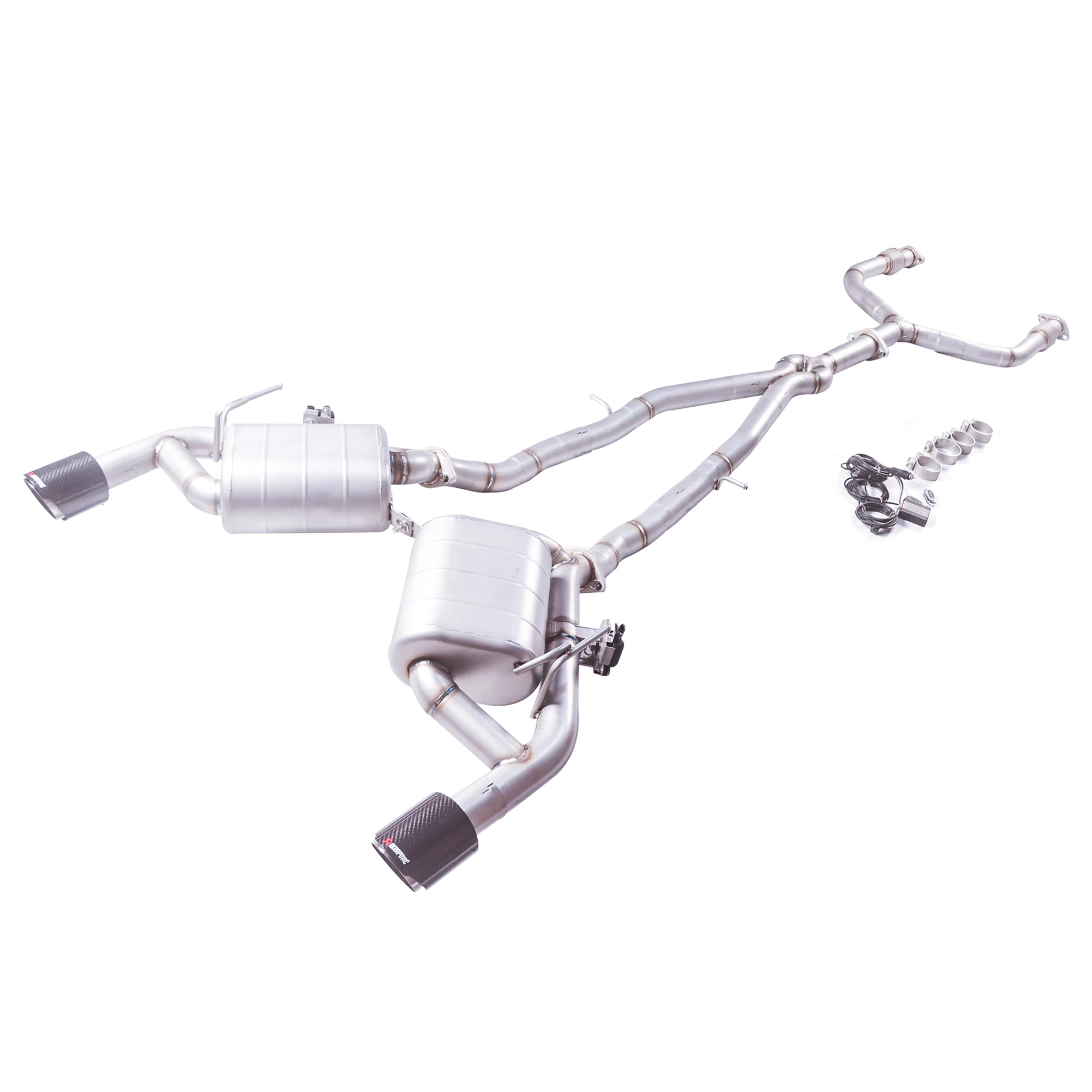 GFC brand for 2016-2019 Infiniti Q50 Q60 3.0T full-section catback high-performance variable valve exhaust with muffler and tips