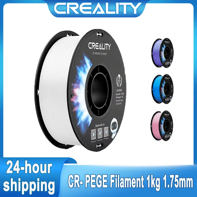 Creality Cr-petg Filament 1kg 1.75mm High-temperature Eco-friendly Odorless Non-toxic Filament With New Colors 3d Printer