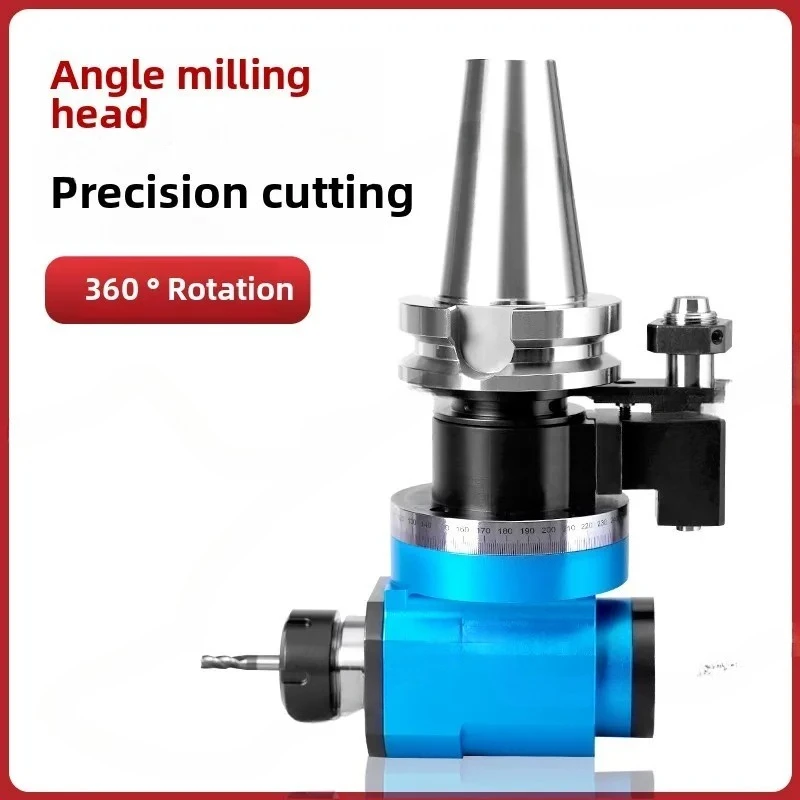 Machining Center Side Milling, Right Angle Head BT40 BT50 Horizontal Milling, Angle Head 90 Degrees Right Angle Tool Holder
