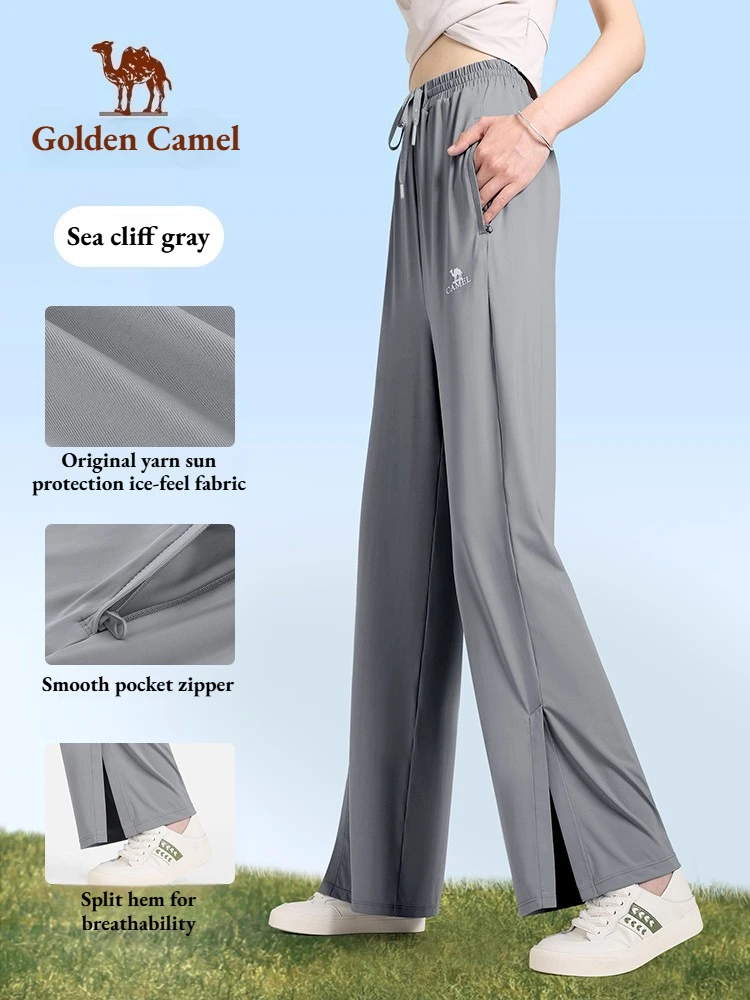 

Golden Camel Men Women Summer Hiking Pants Outdoor Camping Climbing Sport Quick Dry Windproof Rain Trousers Unisex Trekking Pant