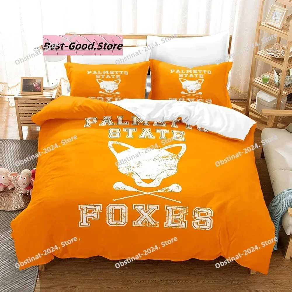 The Foxhole Court Palmetto State Bedding Set Printed single Comforter Quilt Duvet Cover Pillow Case 3 Pieces Set Kids Adult Size
