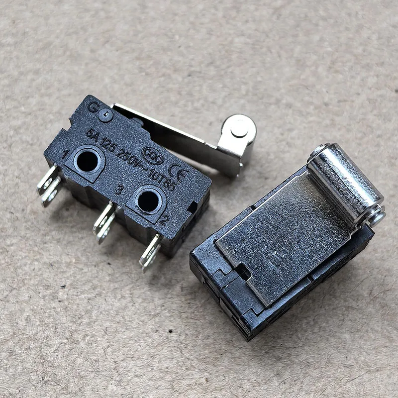 Silver dot microswitch ZW12-5A-N double-pole double-throw 6-pin self-resetting travel limit press touch 5A125/250V
