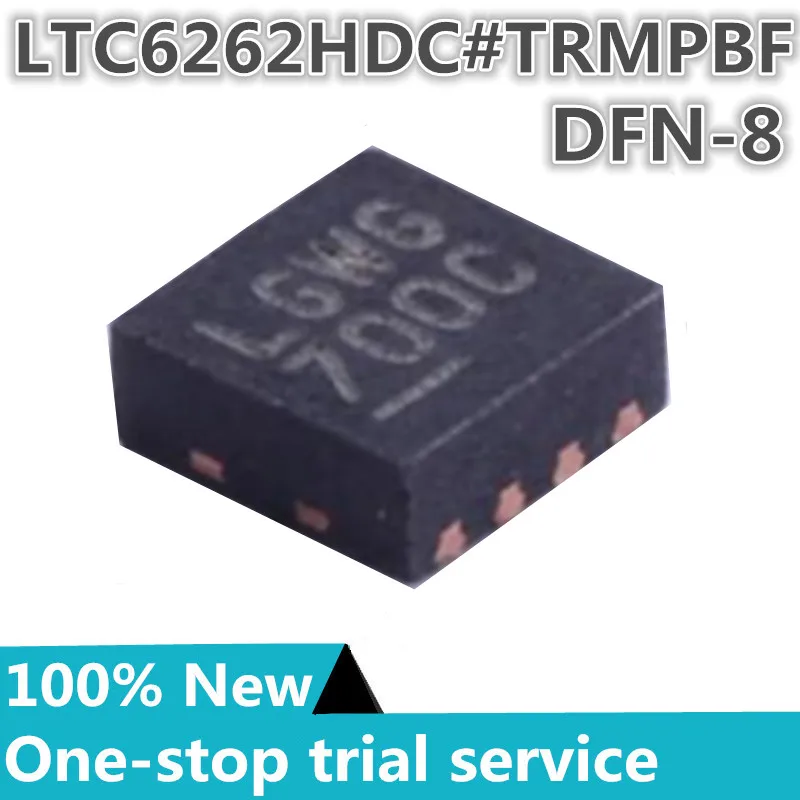 

2-100pcs %New original LTC6262HDC#TRMPBF LTC6262HDC#TRPBF Silkscreen LGWG package DFN-8 precision op amp chip