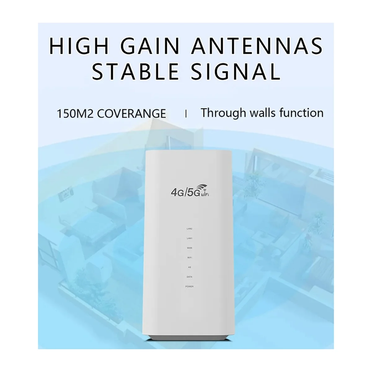 4G Lte Wifi Router 300Mbps 3lan Vpn Met Simkaart Sleuf Voor 4G Simkaart Modem Router Draadloze Router Eu Plug