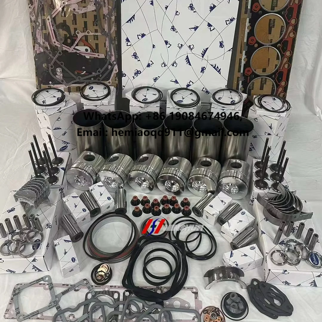 

MINSHUN Spare Parts 6D34 Engine Overhaul Kit Liner Kit Spare Parts for Mitsubishi