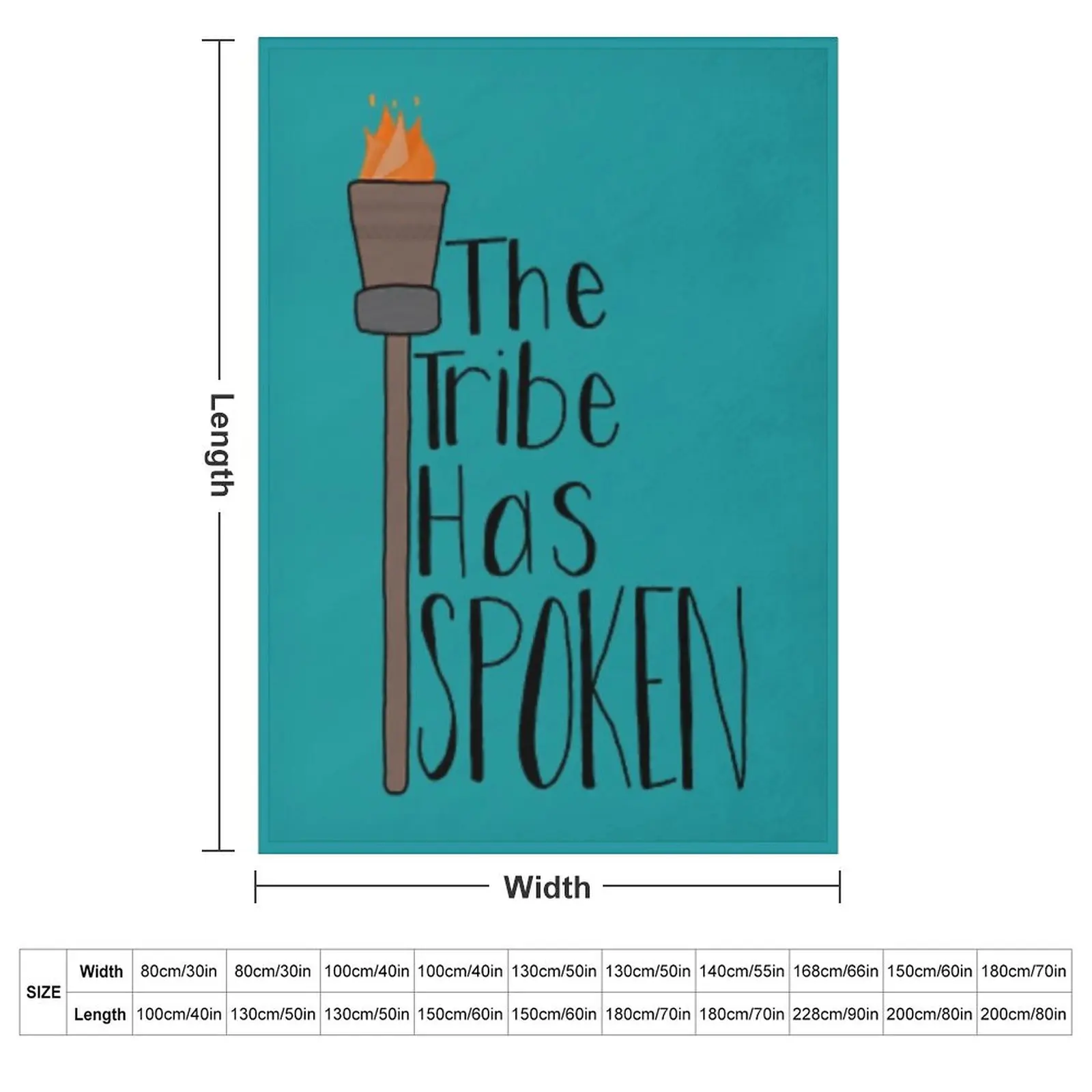 Survivor The Tribe Has Spoken \t \t Throw Blanket Extra Large Throw Comforter blankets and throws Sofas Blankets