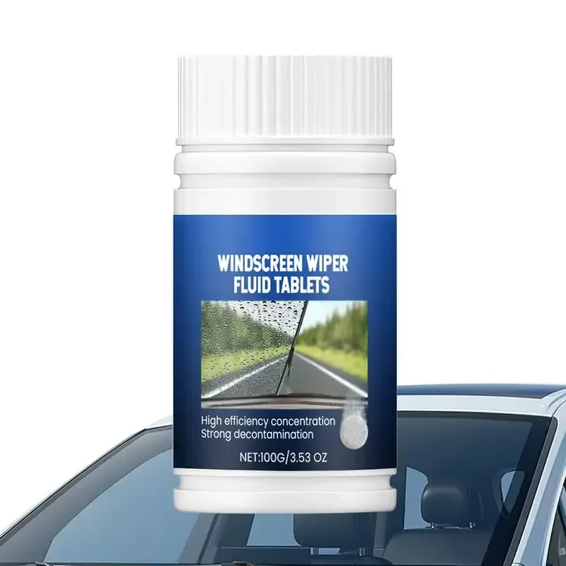 Wiper Glass Solid Cleaning Auto Glass Cleaner Long-Lasting Outdoor Window Cleaner Deep Cleaning For Auto Home