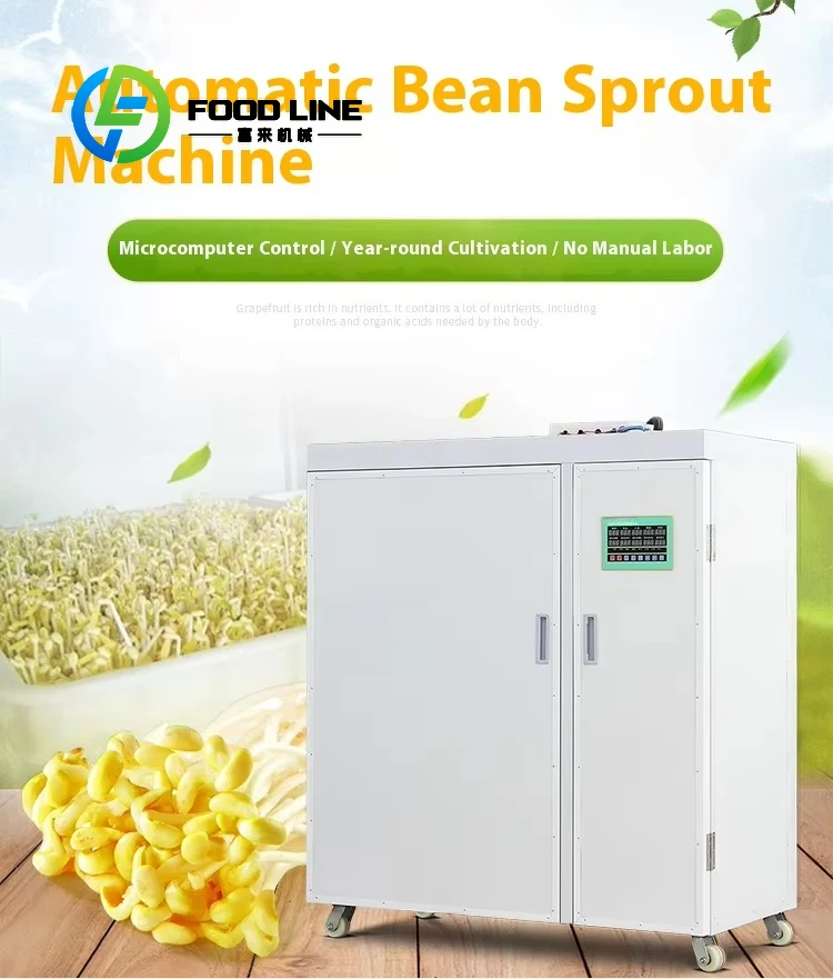 Semi Automatic Sprout Raising Equipment Simple Manual Setting Easy Operation For Individual Growers Small Vegetable Processing