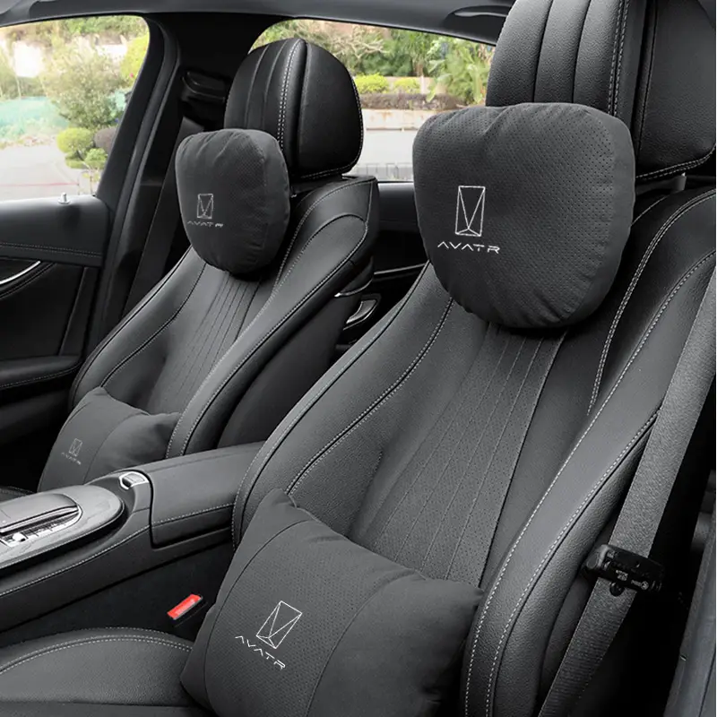 For Avatr 11 07 12 Parts Sticker Interior Key Card Logo Car Accessories Car Neck Headrest Pillow Seat Lumbar Spine Protector - Image 3