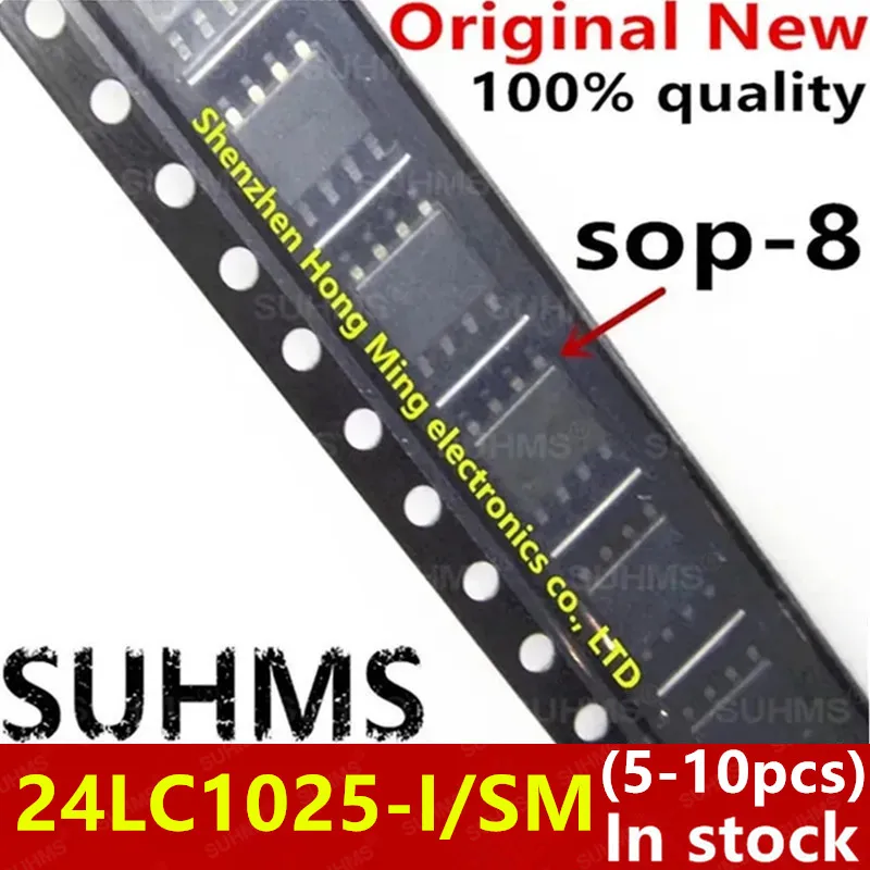 (5-10piece)100% New 24LC1025-I/SM 24LC1025-I 24LC1025 SOP8 Chipset