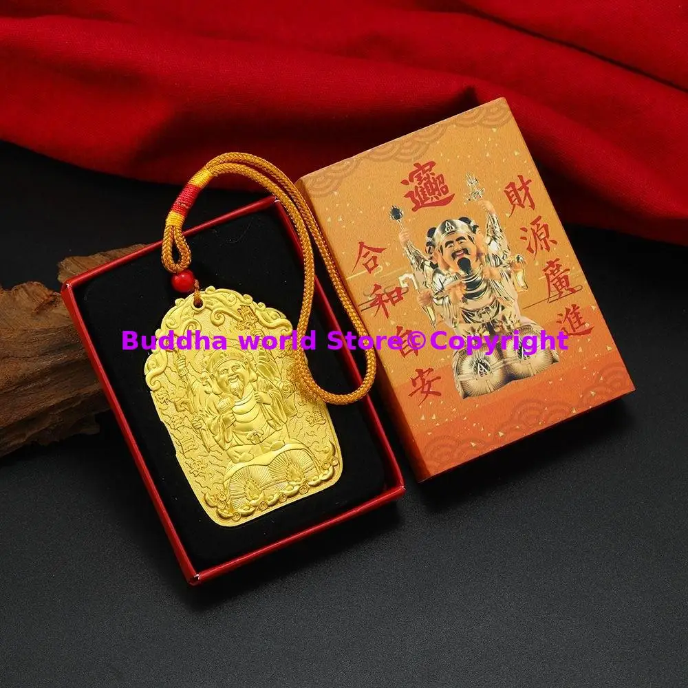 

Exclusive talisman 2025 Mahogara God of Wealth medal Token Amulet exorcise evil spirit bring good luck Gold medal Recruit wealth