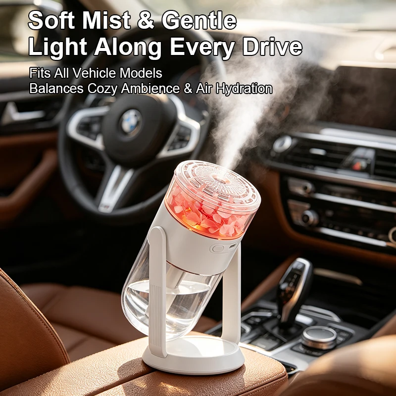 2026 New Innovative Mini Humidifier With Quiet Operation Delicate Spray Suitable For Small Humidifiers In Bedrooms/Offices/Cars
