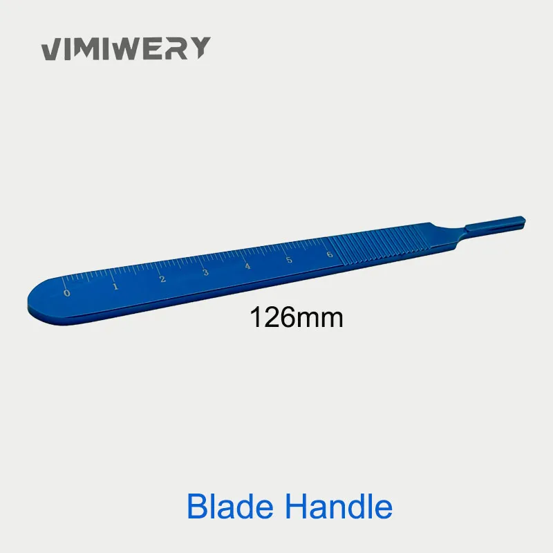 Blade Handle Caliper Measures Titanium Ophthalmic Surgical Instruments