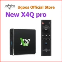 Ugoos X4Q Pro Smart TV Box Android 11 X4Q Pro 4GB 32GB X4QPlus 4GB 64GB DDR4 Amlogic S905X4 WiFi BT5.1 1000M 4K Set Top Box