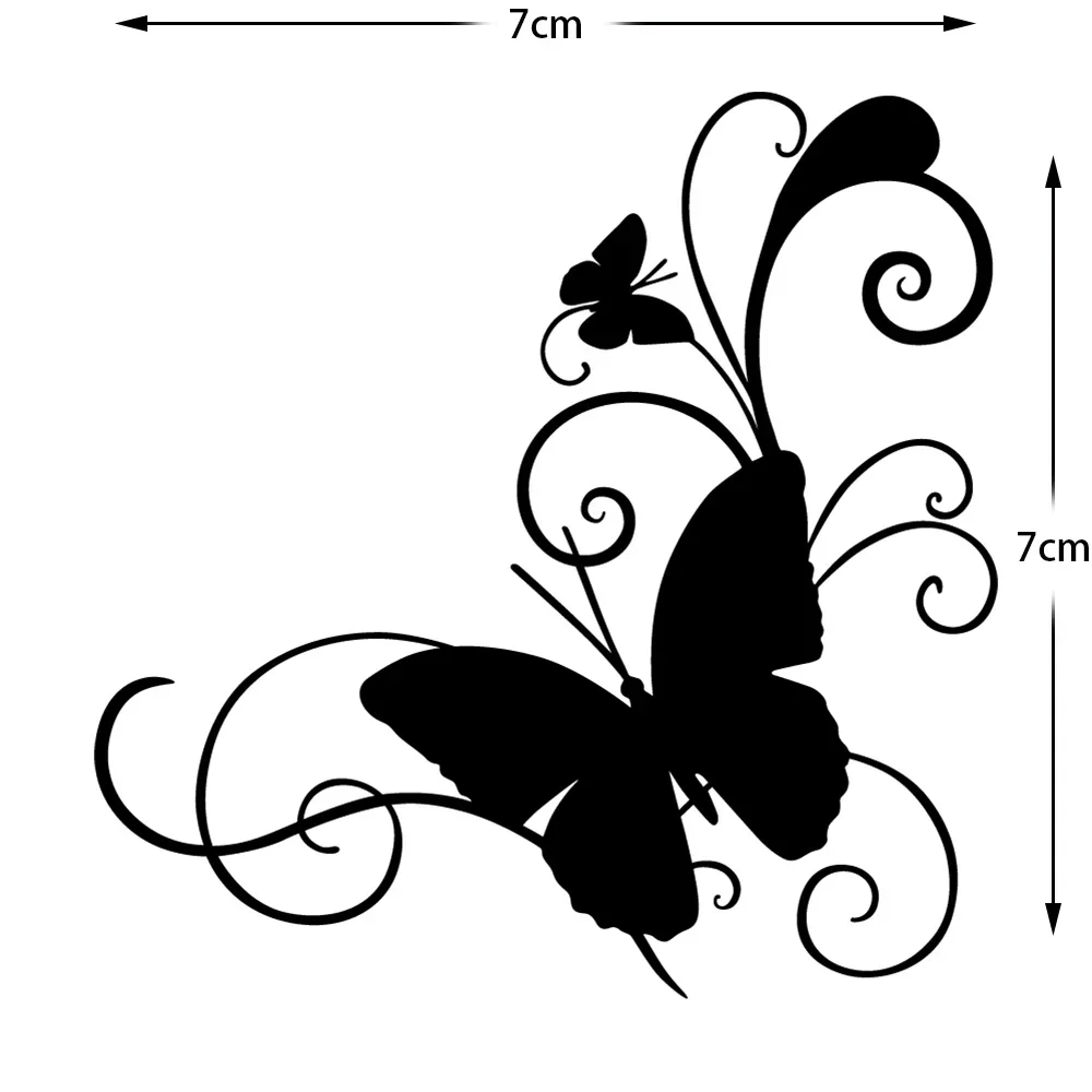 Butterfly Reflective Motorcycle Stickers Moto Body Helmet Decal Accessories for Honda Forza 350 125 CB650R Hornet xadv x adv 750