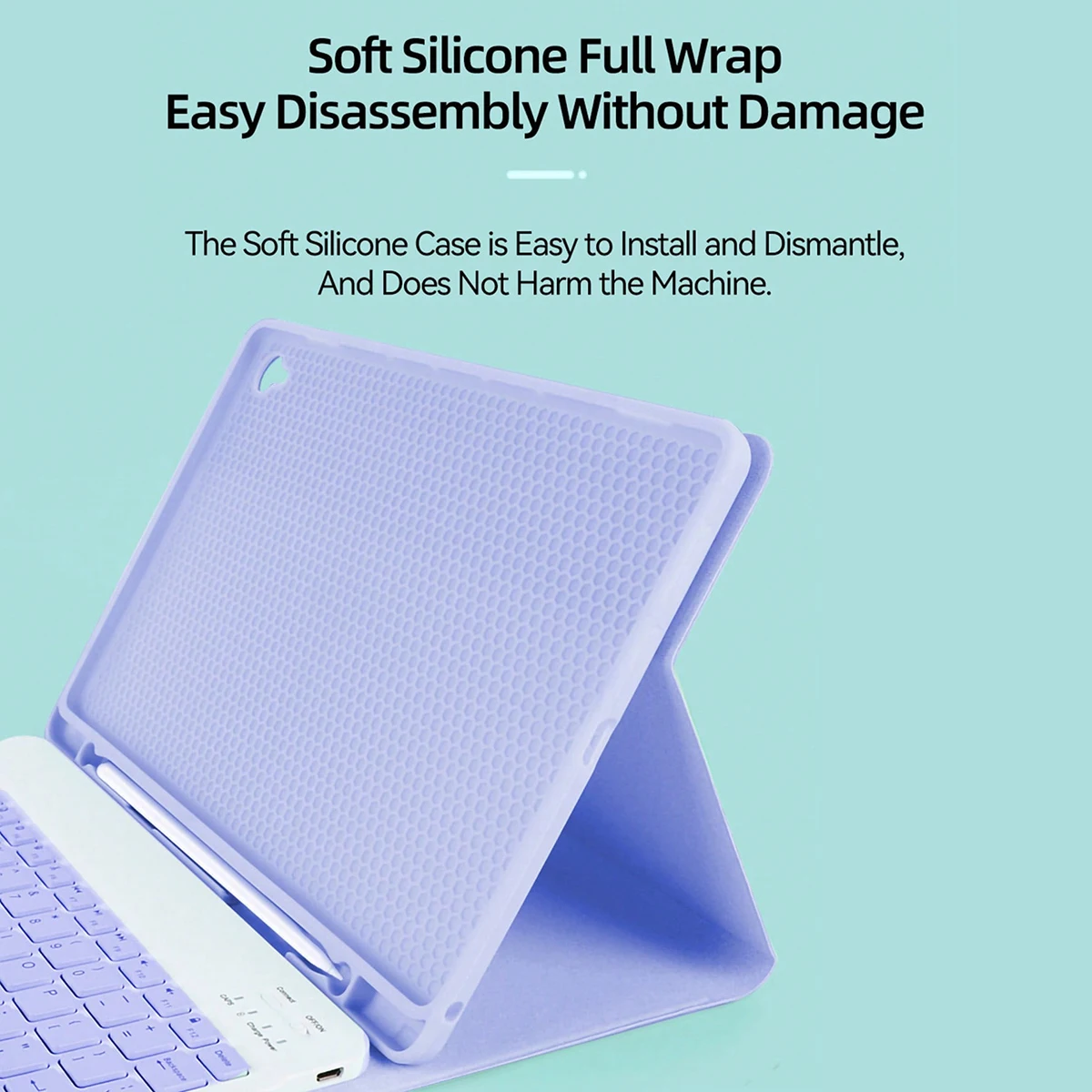 لوحة مفاتيح سحرية لجهاز iPad Pro 11 12.9 Air 4 5 2024 Air 11 M2 Pro 11/13 M4 iPad 7/8/9th Mini 6 7 10.9 5/6th 9.7 10th Gen Cover #5