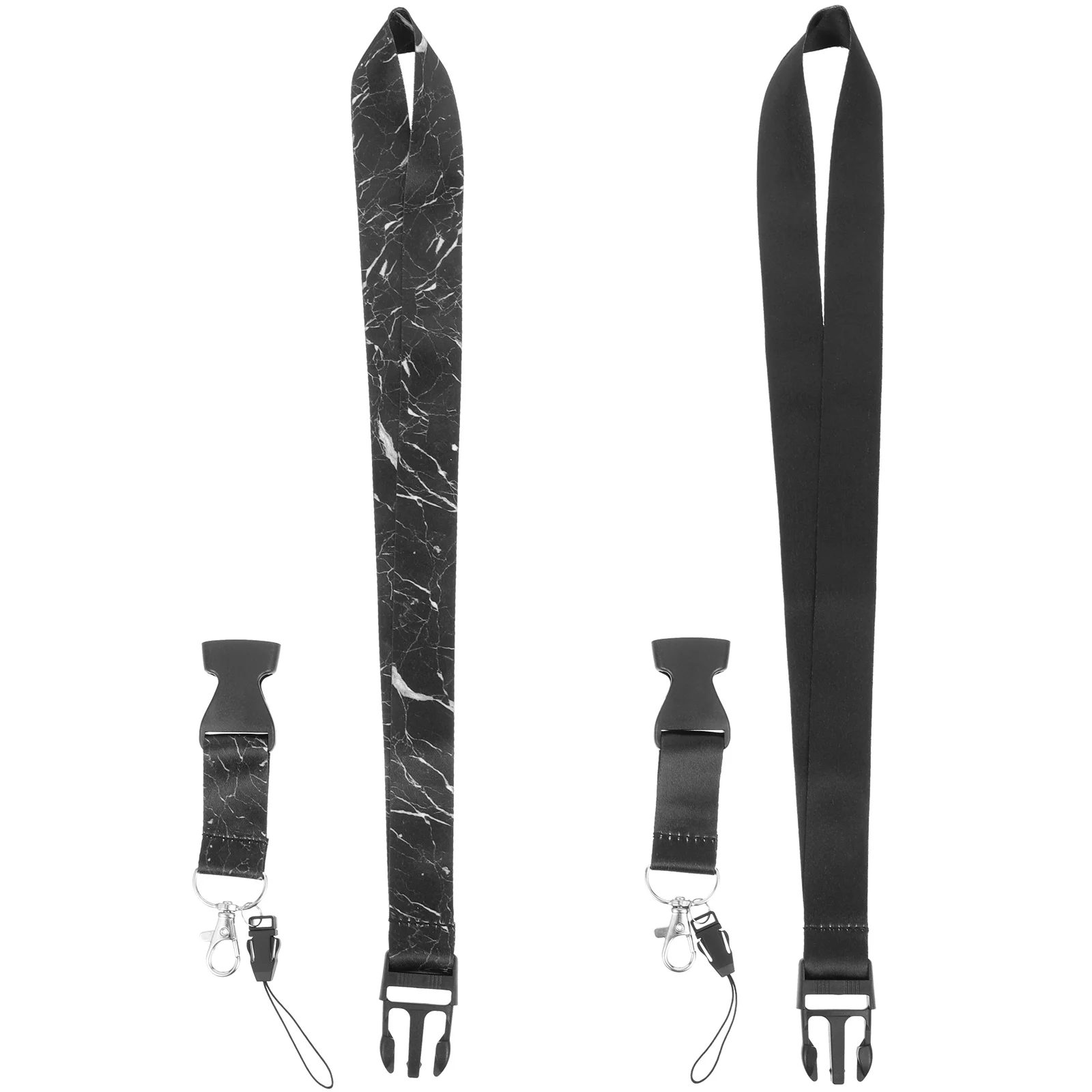 2 Pcs Flat Lanyard with Swivel Hook Suspend Hanging Ropes for Cellphone Decorative