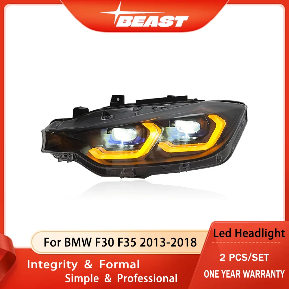 

SMVP Auto Car Head Light For BMW F30 headlight assembly 2013-2018 F35 Upgrade New LED Style Head Light light assembly