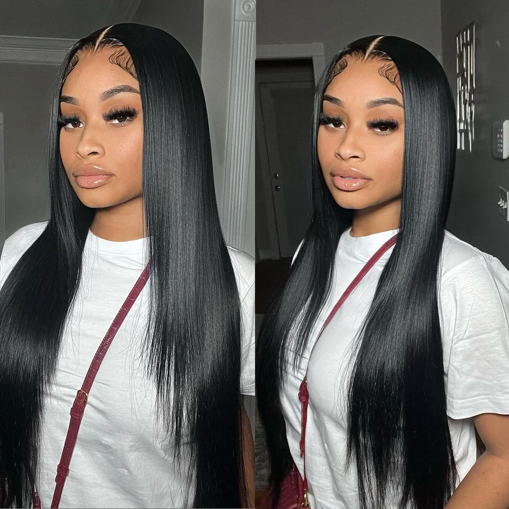 

250 Density Human Hair Wigs Black Lace Front Wigs 13x6 Straight Human Hair Lace Frontal Wig Brazilian Hair Wigs for Women 5x5