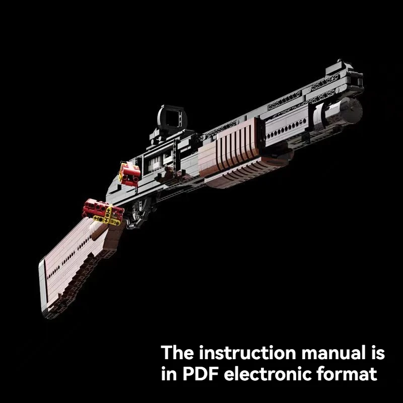 Creatieve MP133 Shotgun Bouwstenen MOC Technische Kan Projectiel Schelpen Schieten Monteren Bakstenen Model Speelgoed Goed Cadeau voor Vrienden