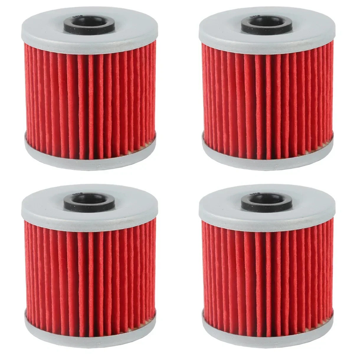 Motorcycle 4 PCS Oil Filter For Kawasaki KL250 KL600 KLR250 KLR600 KLR650 KLX650C KZ250 Accesorios moto