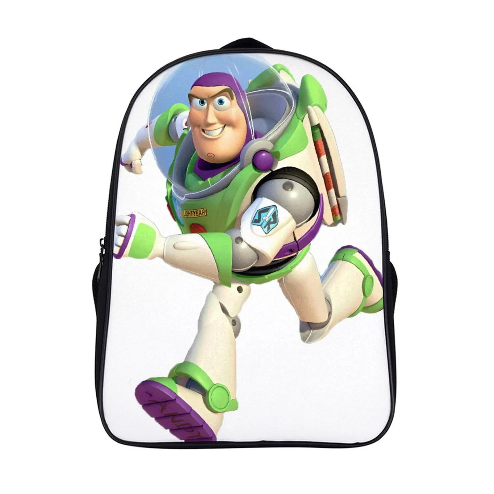 

Cartoon Toy Story Buzz Lightyear Fashion Student's Backpack School Bag 16 Inch 2 Compartment Backpack Student Schoolbag