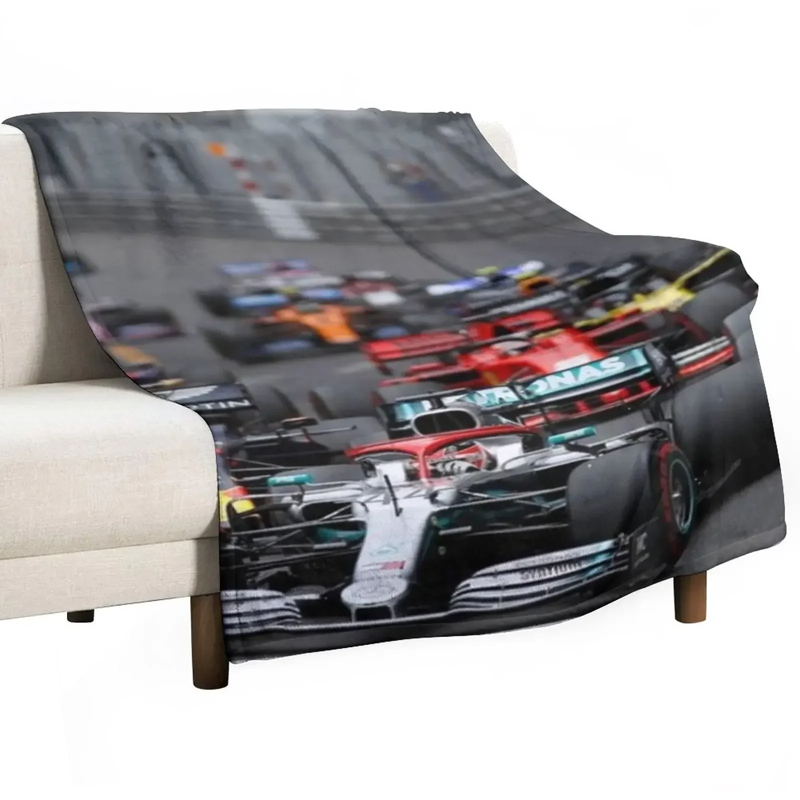 

F1 Race Start Throw Blanket Picnic for sofa Luxury St Blankets