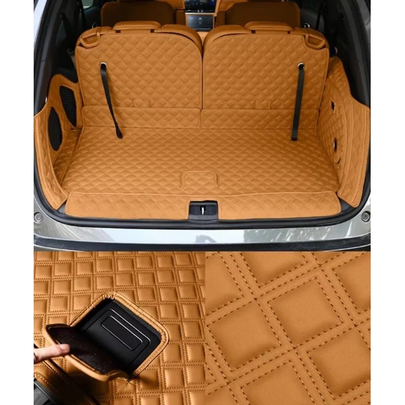 For LEADING IDEAL LiXiang ONE 2022 2023 Car All Surrounded Rear Trunk Mat Cargo Boot Liner Tray Rear Luggage Cover Accessories