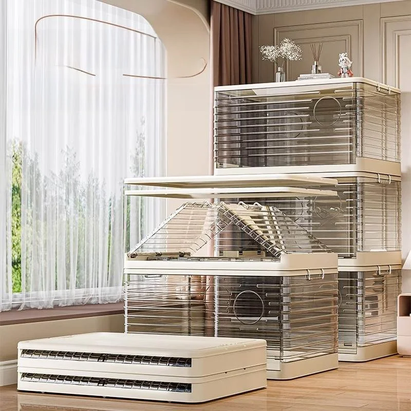 

Очень большая утолщенная пластиковая коробка для хранения одежды и игрушек, органайзер для гардероба, современный простой стиль