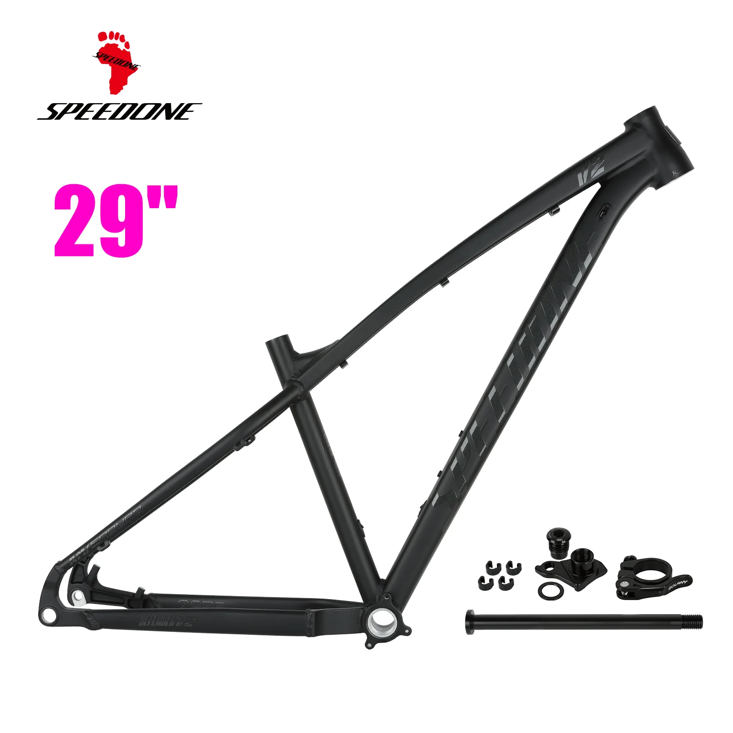 SPEEDONE DEFENDER-V2 Mountainbike Frame 29er Volledige Interne Kabelgeleiding Boost 12x148mm Hardtail MTB Frame AM Schijfrem