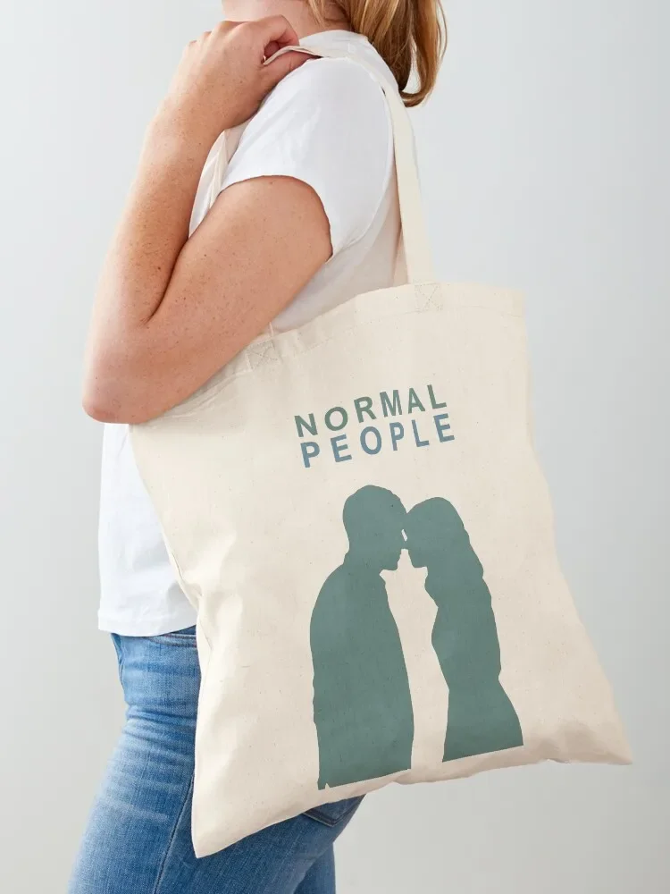 Normal people - poster Tote Bag handbag canvas tote shopping trolley bag